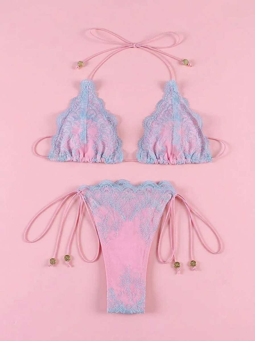 IT girl bikini- Pink/Blue